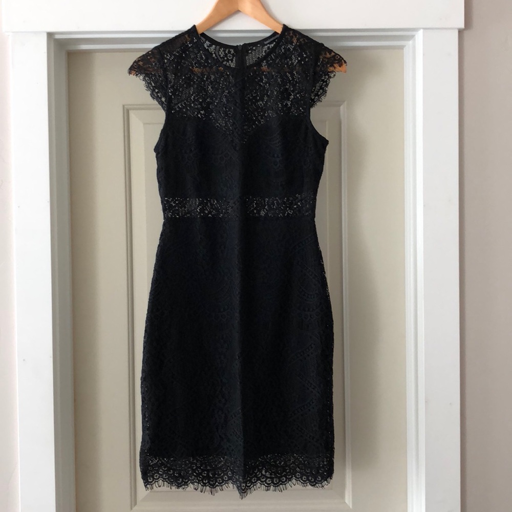 Black lace dress. Medium
